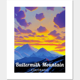 Buttermilk Mountain colorado united states ski Posters and Art